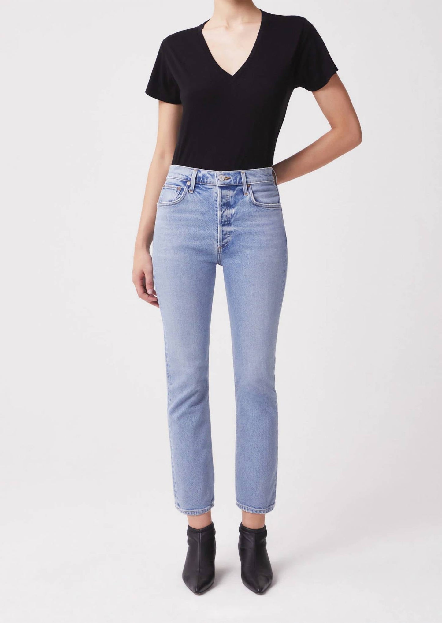Agolde - RILEY HIGH RISE STRAIGHT CROP JEAN