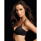 Maidenform Comfort Devotion Demi T-Shirt Bra Black Body Beige Lining