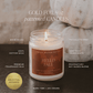 Fall Leaves Soy Candle - Patterned 9 oz - Clear Jar