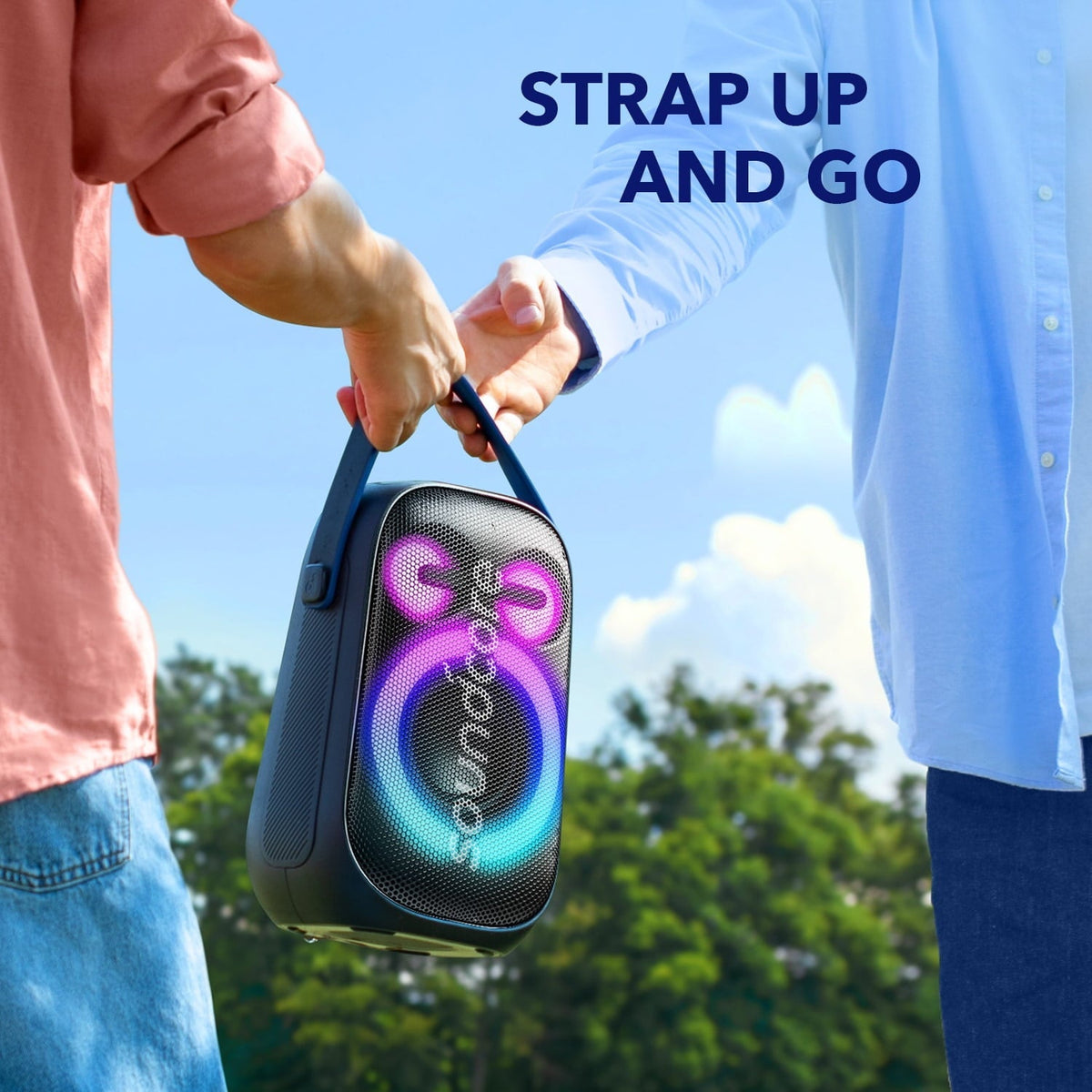 soundcore by Anker- Rave Neo 2 Portable Speaker, 80W, IPX7, 18-Hour Playtime