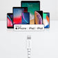 एन्कर पावरलाइन सेलेक्ट + USB-C केबल लाइटनिंग कनेक्टर के साथ, 6 फ़ीट, Apple MFi सर्टिफाइड - सफ़ेद
