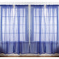 J&V TEXTILES 4-Pack Value: Solid Sheer Window Curtain Panels