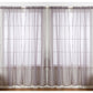 J&V TEXTILES 4-Pack Value: Solid Sheer Window Curtain Panels