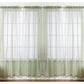 J&V TEXTILES 4-Pack Value: Solid Sheer Window Curtain Panels