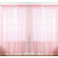J&V TEXTILES 4-Pack Value: Solid Sheer Window Curtain Panels
