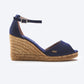 Aiguafreda Canvas Espadrille Sandal Wedges