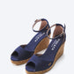 Aiguafreda Canvas Espadrille Sandal Wedges