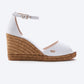 Aiguafreda Canvas Espadrille Sandal Wedges