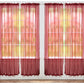 J&V TEXTILES 4-Pack Value: Solid Sheer Window Curtain Panels