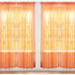 J&V TEXTILES 4-Pack Value: Solid Sheer Window Curtain Panels