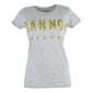 Shannon Briggs The Cannon Lets Go Champ Womens Tshirt Tee Boxer Gray Boxer
