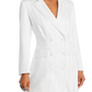 Lucy Paris Rhinestone Blazer Dress White Size XS
