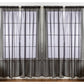 J&V TEXTILES 4-Pack Value: Solid Sheer Window Curtain Panels