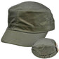 Mens Guys Army Green Fatigue Military Hat Cap Fitted MD LG Route 66