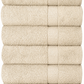 Set of 6 Hotel & Spa 100% Cotton Bath Towels 27x52 inch