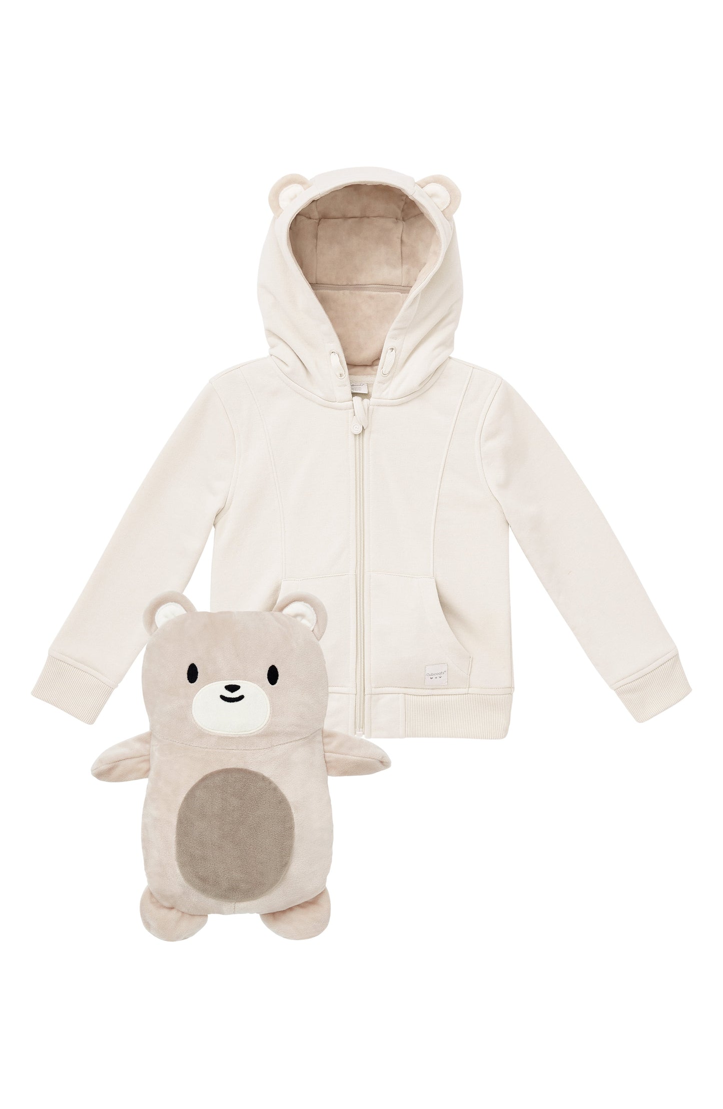 Cubcoats Kids Transforming 2 in 1 Bori Zip up Unisex Brown