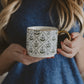 Floral Quilt 14 oz Coffee Mug