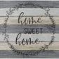 20" x 55" Anti-Fatigue Memory Foam Kitchen Runner Mat Home Sweet Home