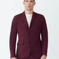 GSTQ Bordeaux Flex Sport Coat - Medium