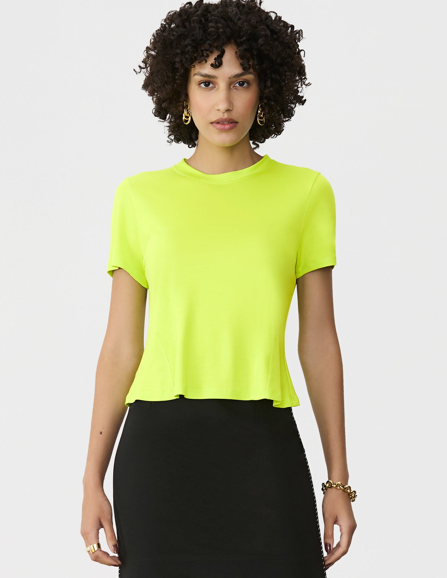 GSTQ Acid Lime Corset Top - M