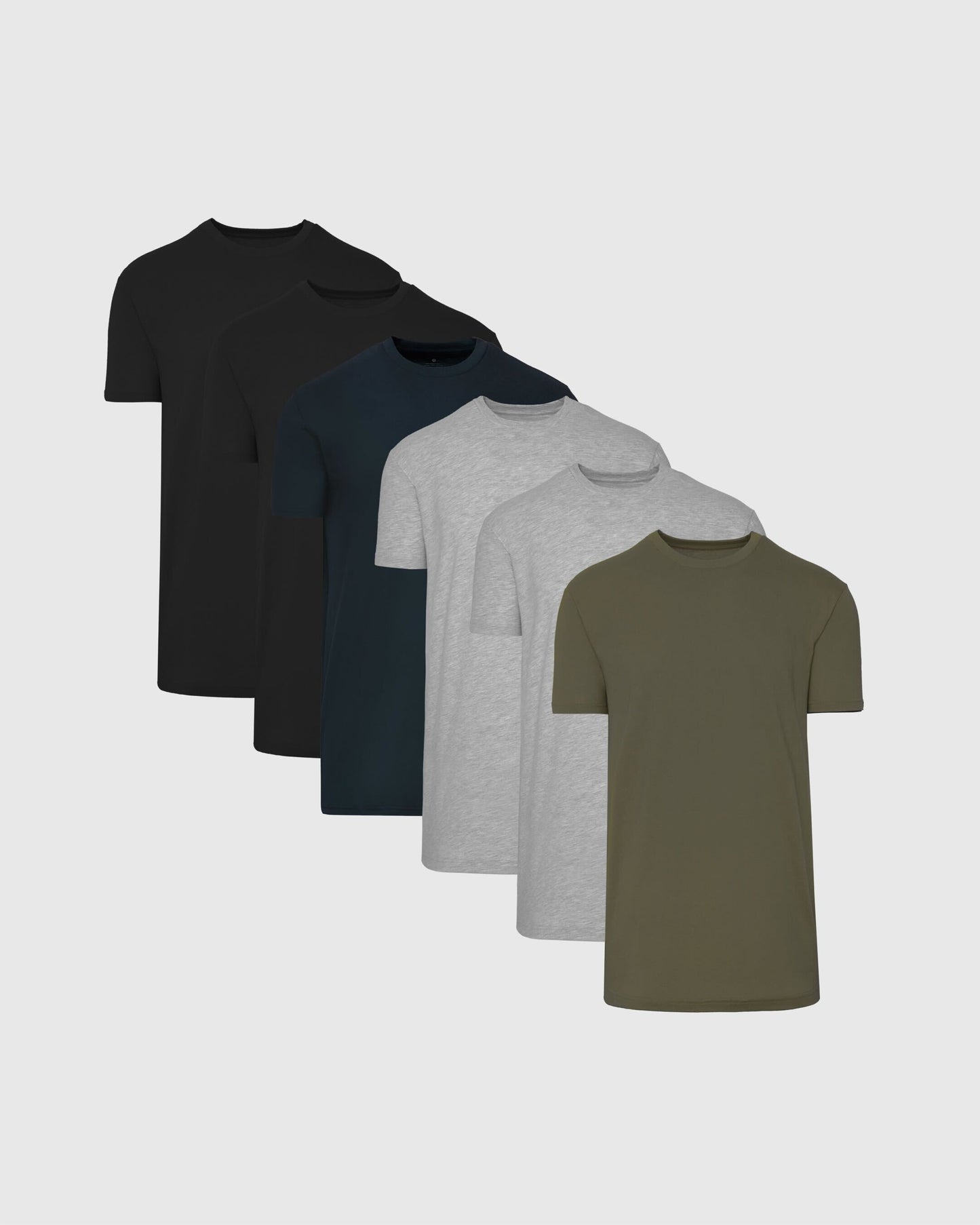 Core Color Tall Straight Hem T-Shirt 6-Pack