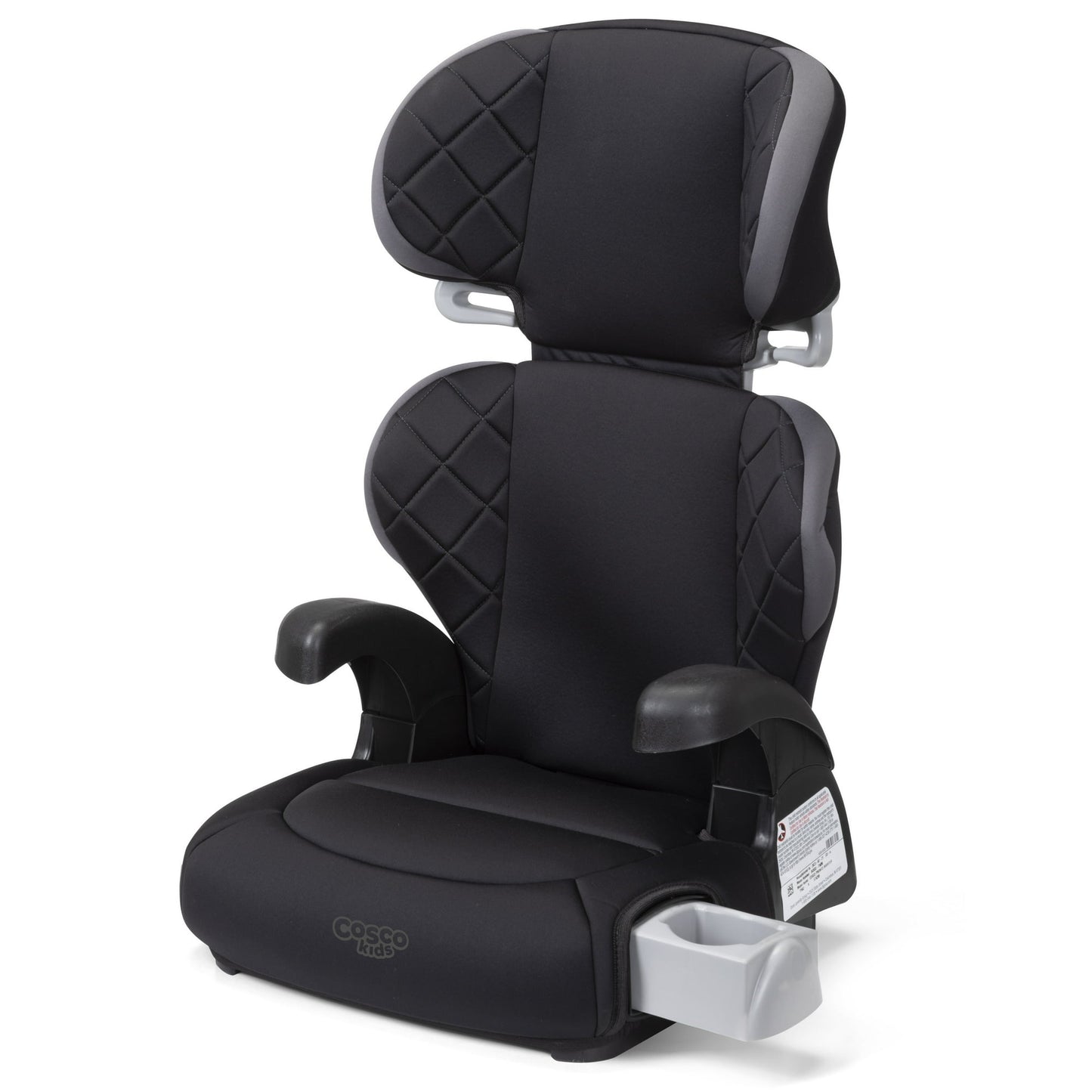 Cosco Kids Pronto Trend BeltPositioning Toddler Booster Car Seat Sonic Diamonds Black