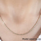 14k Yellow Gold Sparkle Chain 1.5mm