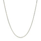 14k White Gold Lumina Pendant Chain 1.0mm