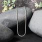 14k White Gold Franco Chain 1.2mm