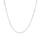 14k White Gold Classic Box Chain 0.6mm