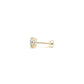 1 cttw Certified IGI Lab Grown Round Diamond Stud Earrings 14k Yellow Gold (G/VS2)