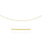 2.5mm 14k Yellow Gold Pendant Chain with Textured Links