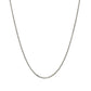 Sterling Silver Rhodium Plated Cable Chain 1.4mm