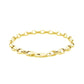 4.6mm 14k Yellow Gold Oval Rolo Bracelet