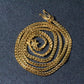 3.2mm 14k Yellow Gold Classic Solid Miami Cuban Chain