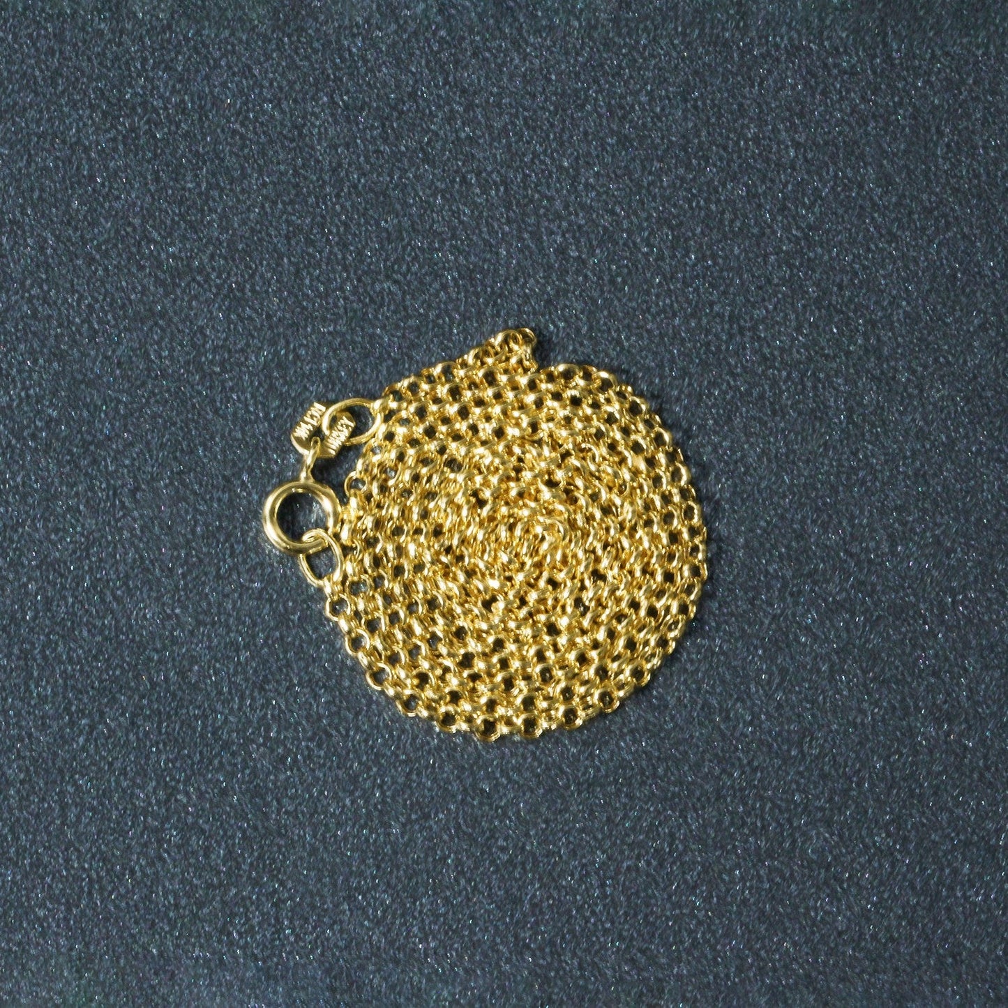 14k पीली गोल्ड रोलो चेन 1.9 मिमी