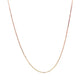 18k Rose Gold Diamond Cut Cable Link Chain (0.75 mm)