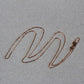 18k Rose Gold Diamond Cut Cable Link Chain (0.75 mm)