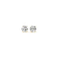 1/2 cttw Lab Grown Round Diamond Stud Earrings 14k Yellow Gold (G/VS2)