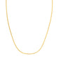 Double Extendable Cable Chain in 14k Yellow Gold (1.40 mm)
