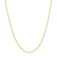 18k Yellow Gold Round Cable Link Chain 1.5mm