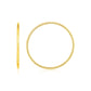 Endless Hoop Style Earrings in 14K Yellow Gold