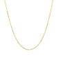 14k Yellow Gold Diamond Cut Bead Chain 1.0mm