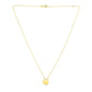 14K Yellow Gold Four Leaf Clover Necklace