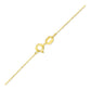 14K Yellow Gold Four Leaf Clover Necklace