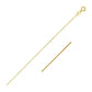 14k Yellow Gold Diamond Cut Cable Link Chain 0.8mm