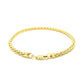 3.3 मिमी 14k पीला सोना हल्का वीट ब्रेसलेट