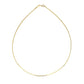 14k Yellow Gold Necklace in a Round Omega Chain Style