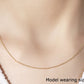 14k Yellow Gold Round Cable Link Chain 1.1mm
