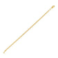 Moon Cut Bead Chain Bracelet in 14k Yellow Gold  (3.00 mm)